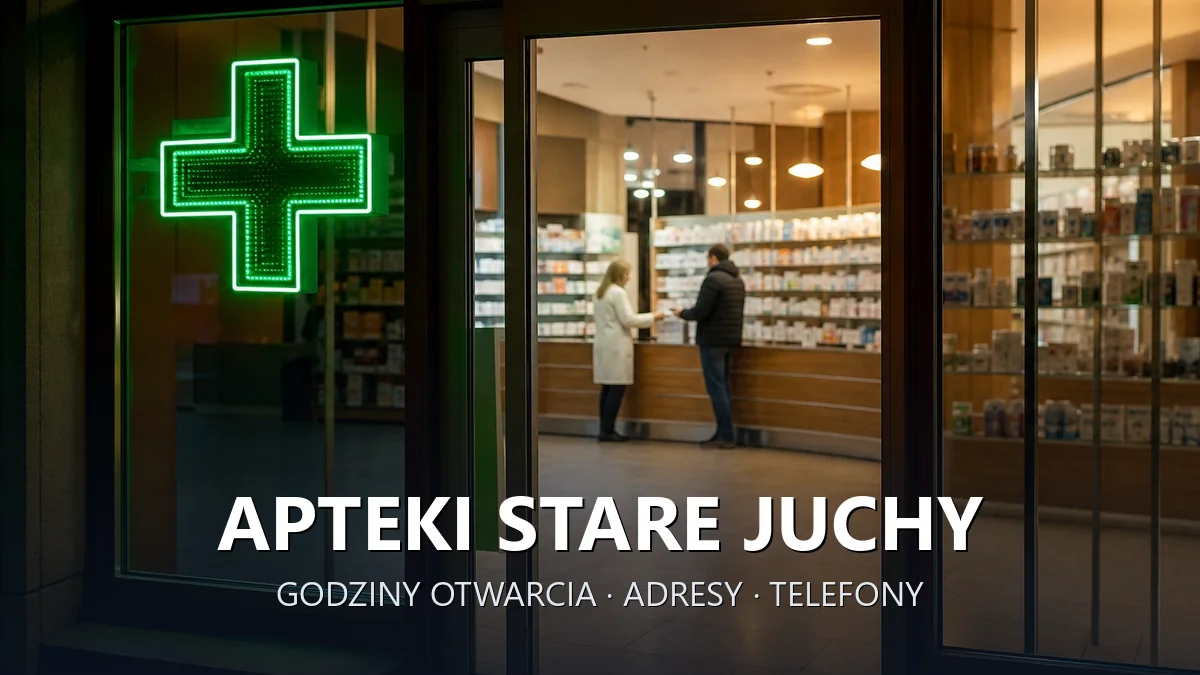 Apteki Stare Juchy, powiat ełcki - adresy, telefony, godziny otwarcia