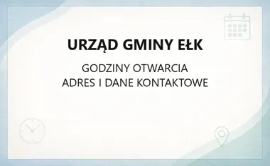 Urząd Gminy Ełk - kontakt, godziny, sprawy online