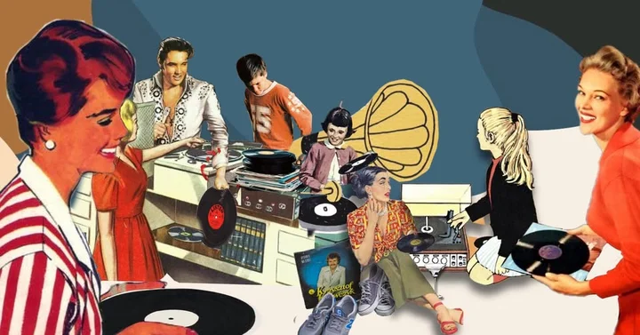 Grafika promocyjna wydarzenia Giełda Płyt Winylowych i CD w Galerii Brama Mazur (Ełk) – 9–10 stycznia