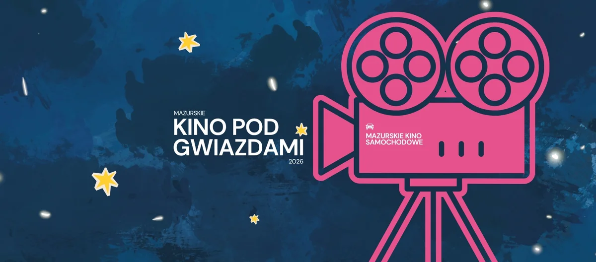 Grafika promocyjna wydarzenia Kino Pod Gwiazdami 2026 – SZYBCY I SPRYTNI