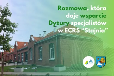 Grafika promocyjna wydarzenia Dyżury specjalistów w ECRS „Stajnia”