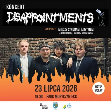 Grafika promocyjna wydarzenia Koncert DISAPPOINTMENTS
