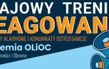 Grafika promocyjna wydarzenia Trening Akademii Ochrony Ludności i Obrony Cywilnej