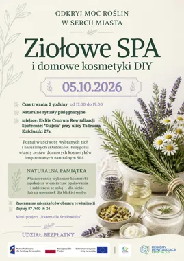 Warsztaty Ziołowe SPA i domowe kosmetyki DIY