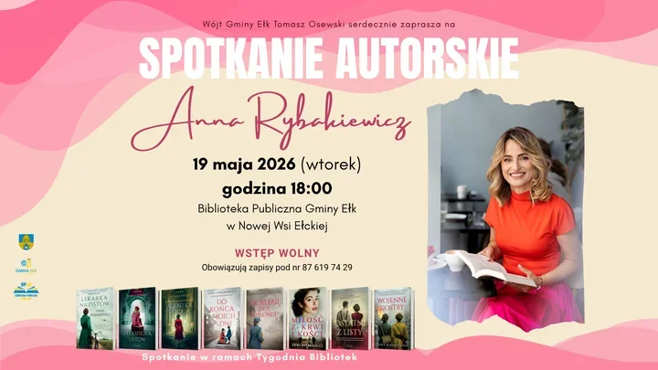 Anna Rybakiewicz spotka się z czytelnikami. W bibliotece szykuje się wieczór z historią