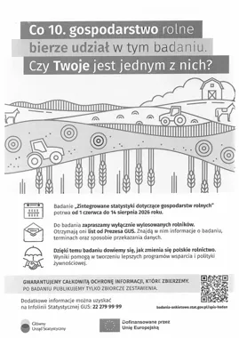 Rolnicy mogą dostać list od GUS. W środku jest ważna informacja