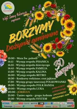 Dożynki gminne w Borzymach. Muzyka i rodzinne konkursy