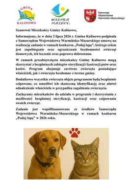 „Podaj łapę 2026” bez szczegółów wydarzenia