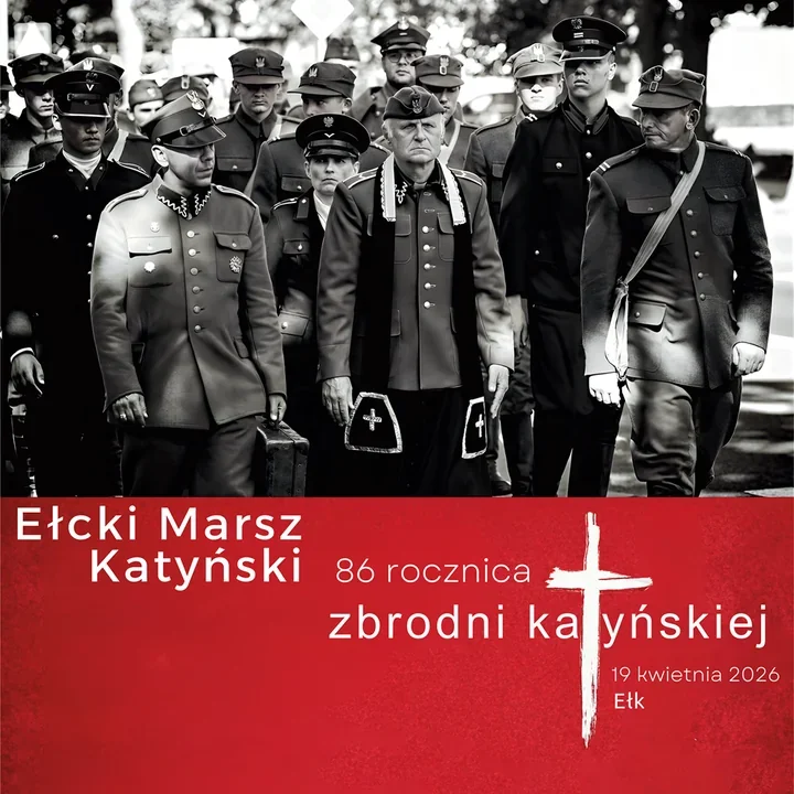 Ełk znów przejdzie w ciszy Katyńskim Marszem Cieni i przypomni o ofiarach