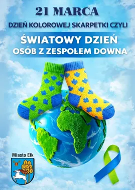 Kolorowe skarpetki i podświetlony Ełk. Miasto znów mówi o akceptacji