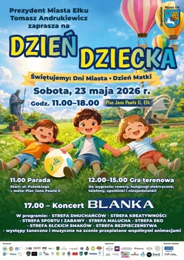 Ełk szykuje wielką paradę i rodzinny festyn. Będą nagrody i koncert Blanki