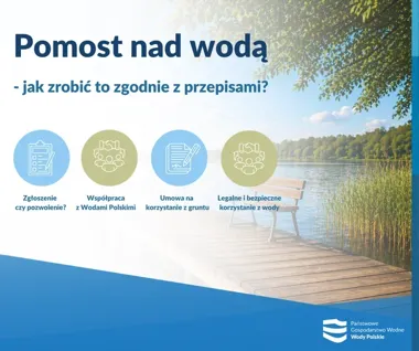 Pomost nad wodą – nie wystarczy go postawić. Sprawdź, co musisz załatwić