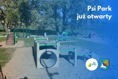 Psi park w Ełku już działa. Powstał dzięki głosom mieszkańców