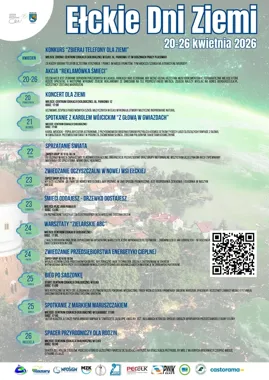 Ełk szykuje tydzień dla Ziemi z koncertem, spacerem i sadzonkami