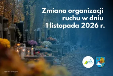 Ełk zmieni organizację ruchu przy cmentarzach. Będzie tymczasowy parking