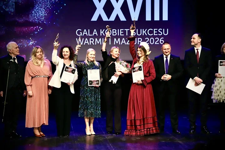 Ełk gościł XXVIII Galę Kobiet Sukcesu Warmii i Mazur – Złota Dziesiątka 2026 wyróżniona