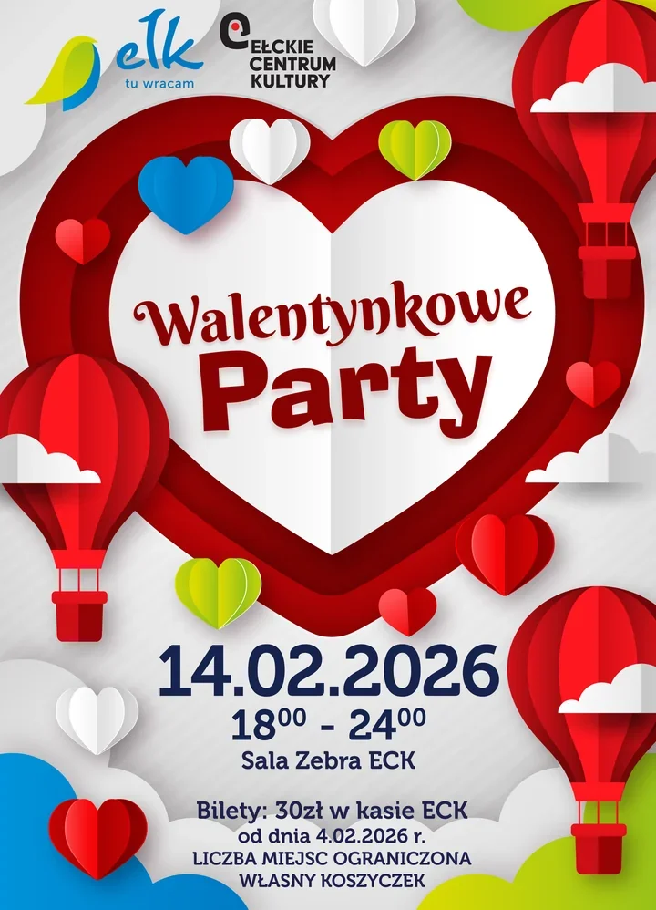 Walentynkowe Party - taniec, muzyka i walentynkowe akcenty dla par i singli
