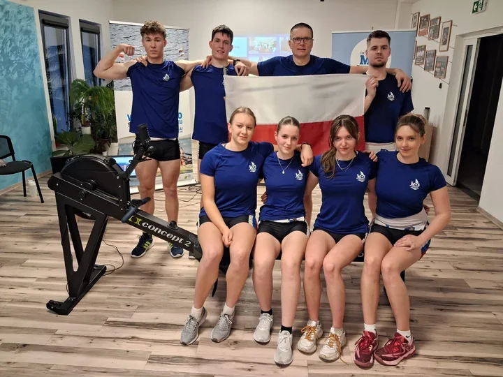 Trzy medale dla młodych wioślarzy z Ełku podczas mistrzostw świata na ergometrach