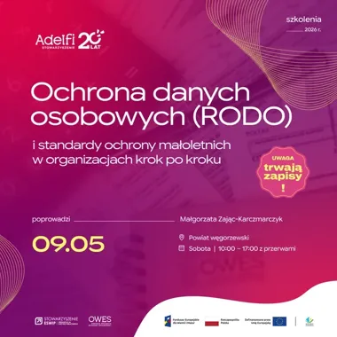 RODO i ochrona małoletnich pod lupą. Szkolenie dla organizacji