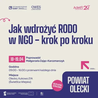 RODO w stowarzyszeniu bez chaosu, a w Kukowie pokażą to krok po kroku